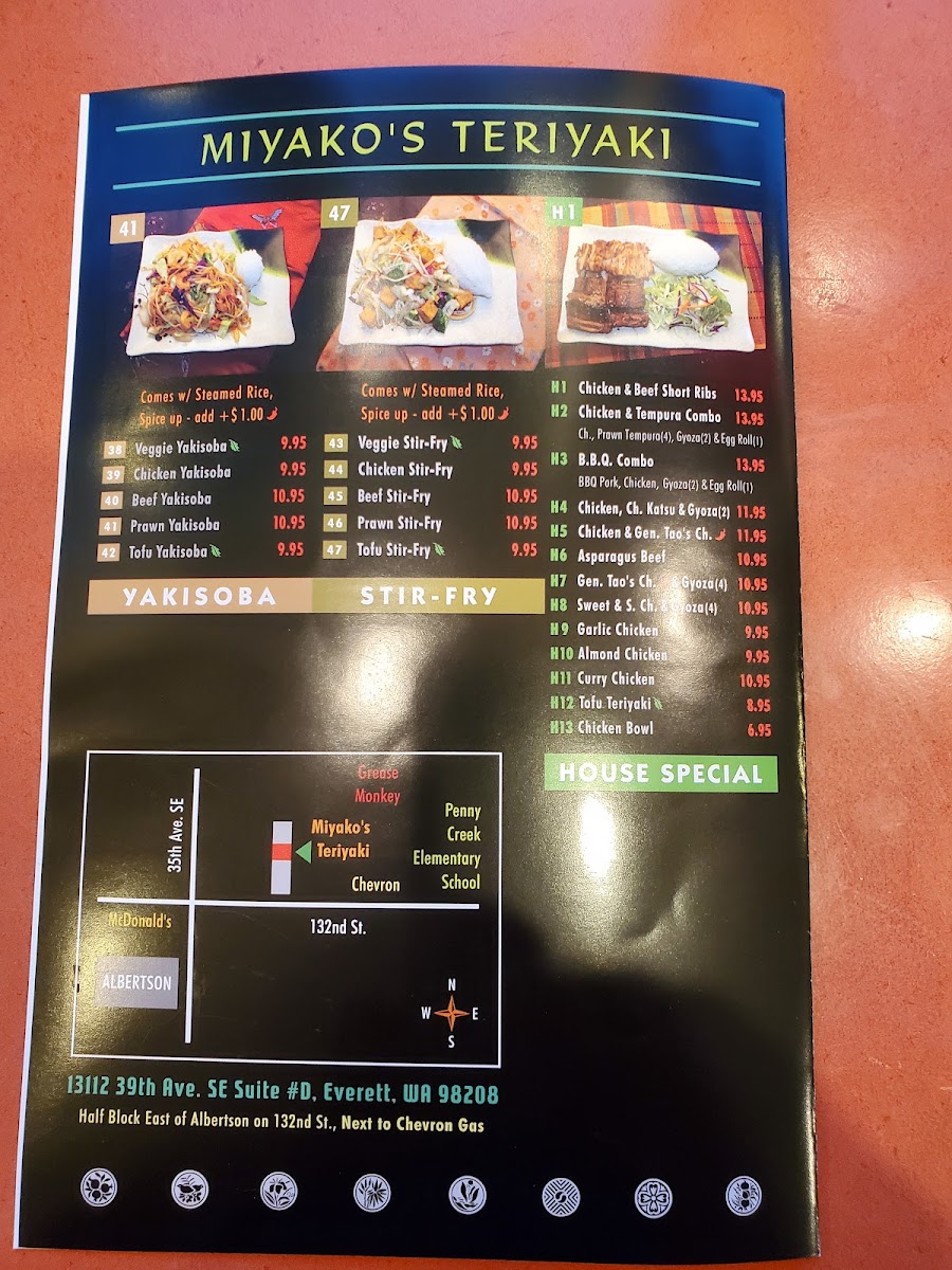 Menu Miyako's Teriyaki & Wok-9