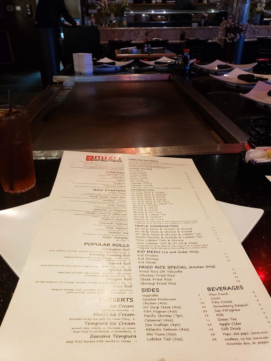 Menu Mizu Japanese Steakhouse-4