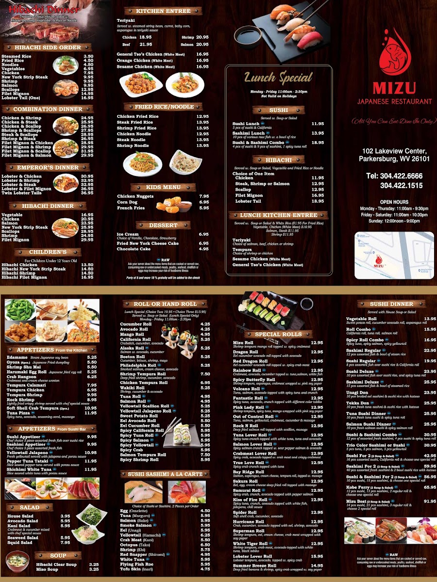 Menu Mizu Sushi Hibachi-3
