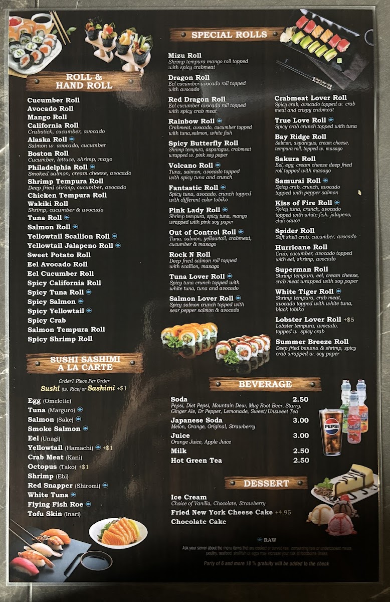 Menu Mizu Sushi Hibachi-4