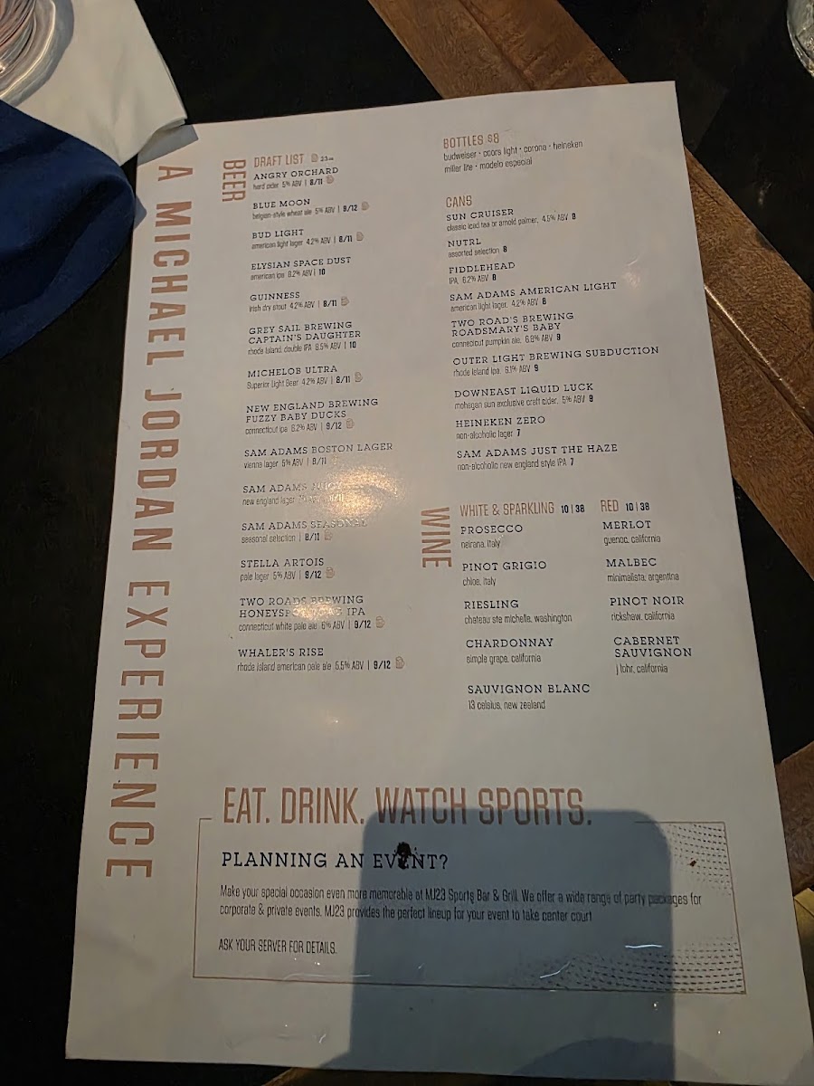 Menu Mj23 Sports Bar & Grill-2