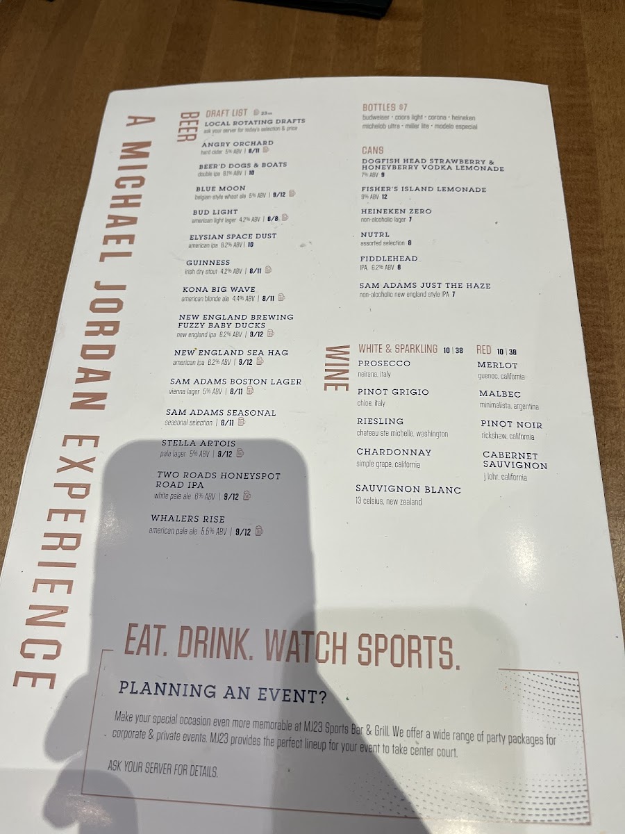 Menu Mj23 Sports Bar & Grill-6