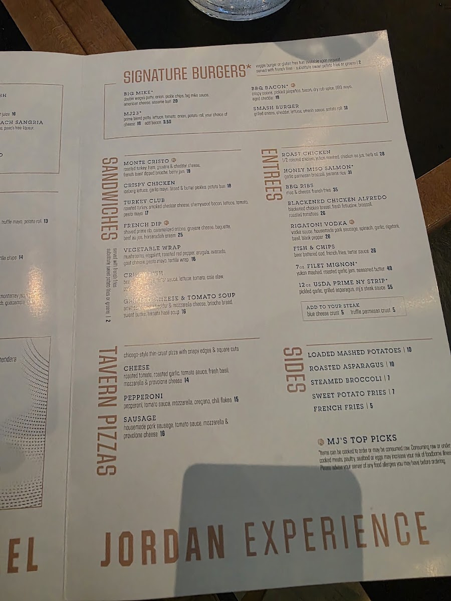 Menu Mj23 Sports Bar & Grill-7