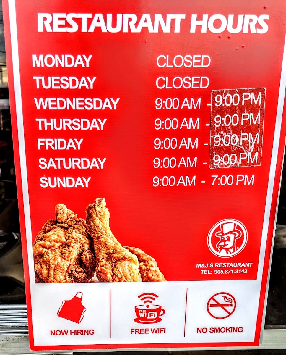 Menu M&j's Family Restaurant-7