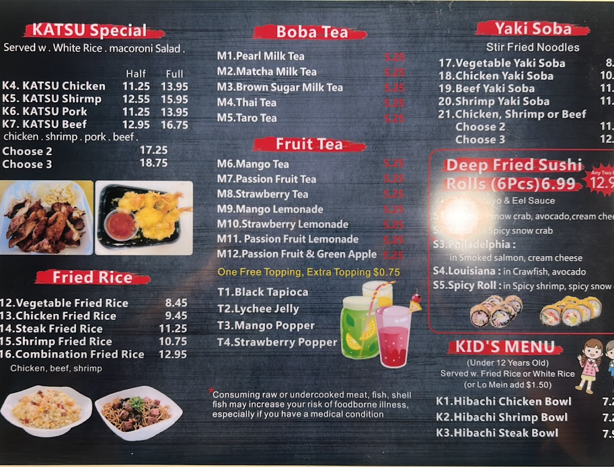 Menu M&m Hibachi Express-3