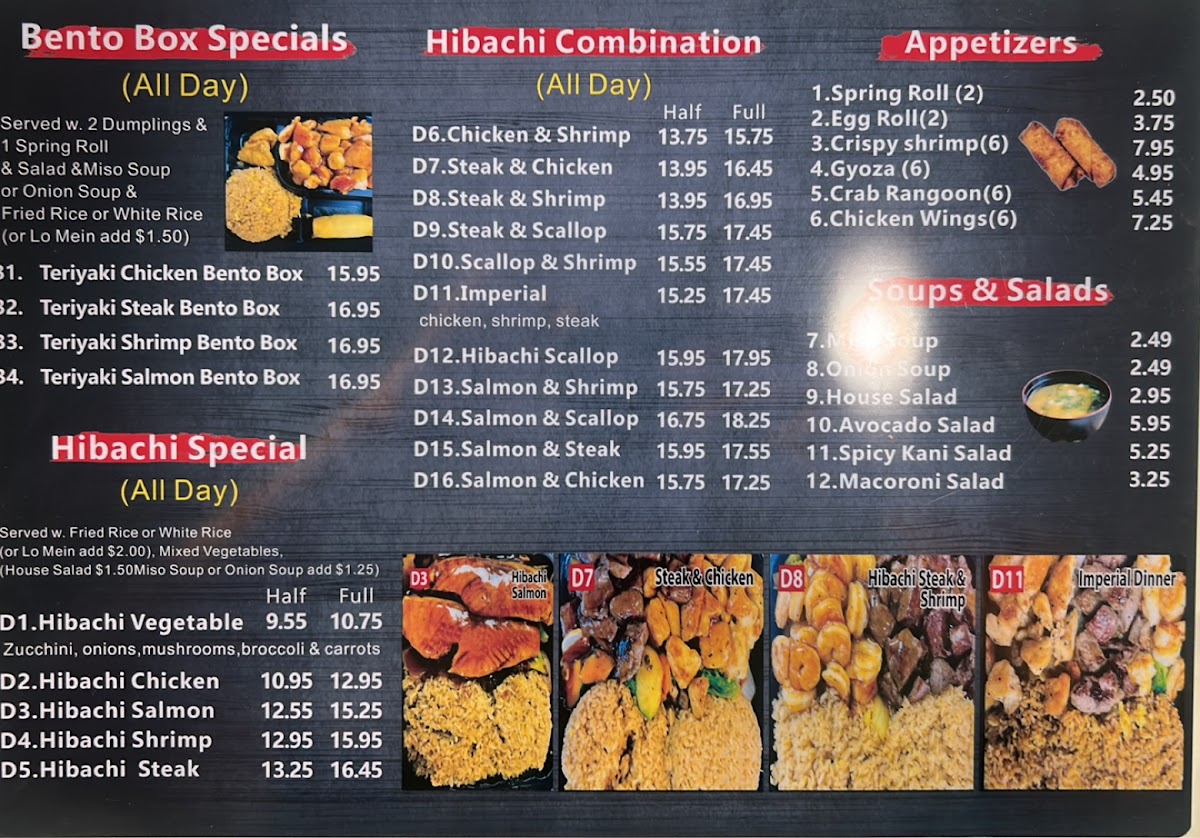 Menu M&m Hibachi Express-4
