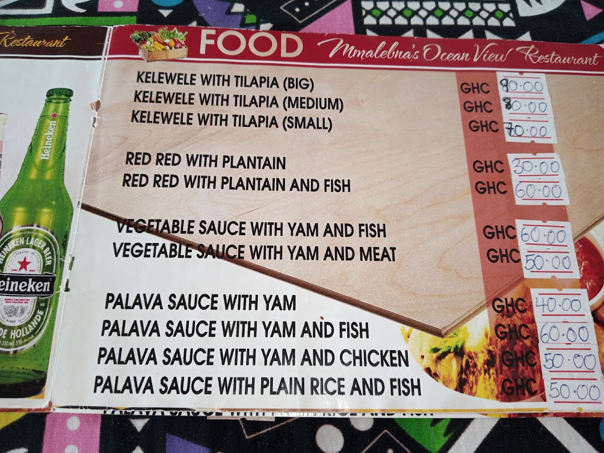 Menu Mmalebna's Restaurant And Guest Lodge/ African Ancestral Wall-1