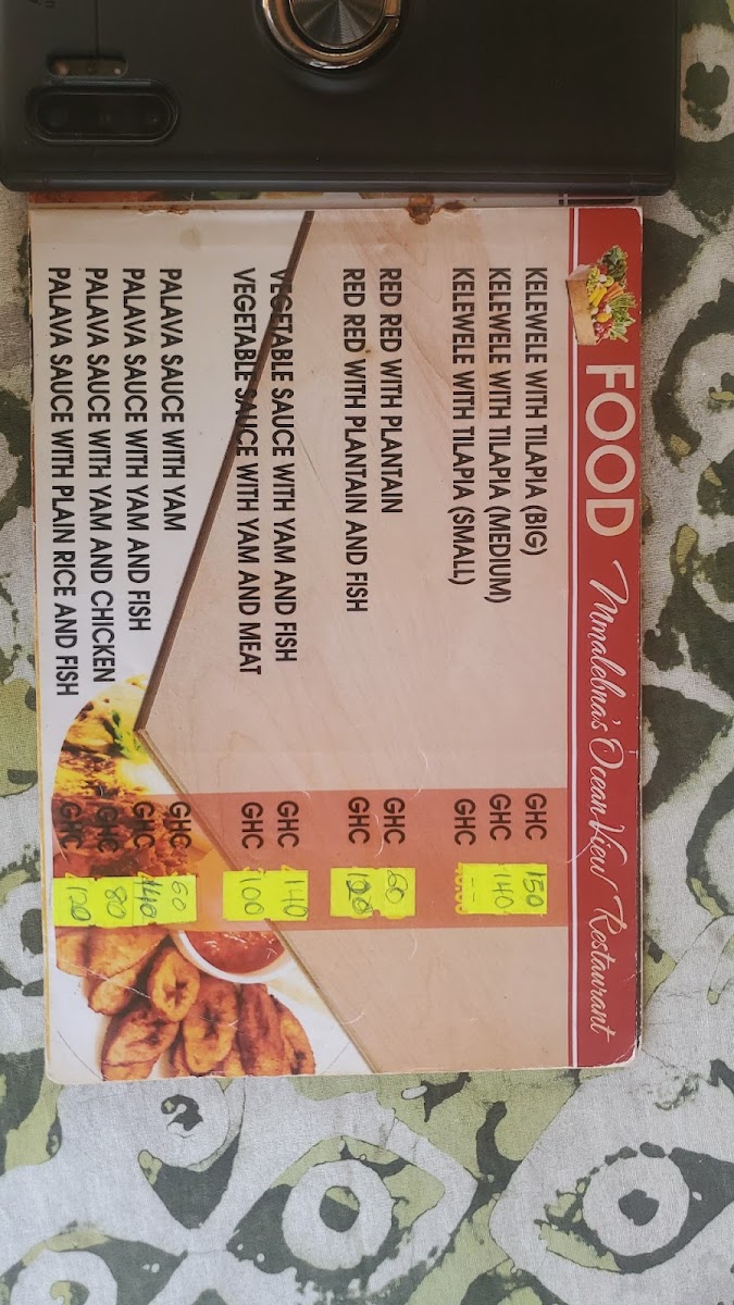 Menu Mmalebna's Restaurant And Guest Lodge/ African Ancestral Wall-4