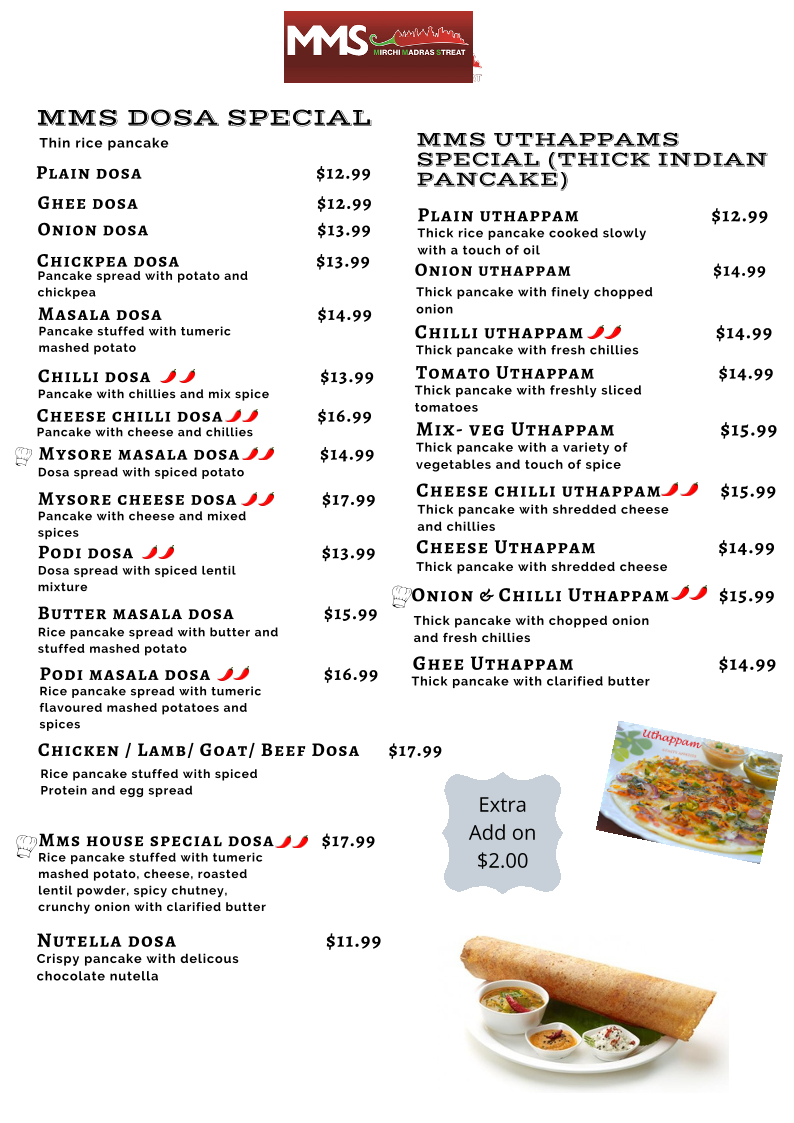 Menu Mms Mirchi Madras Streat-1