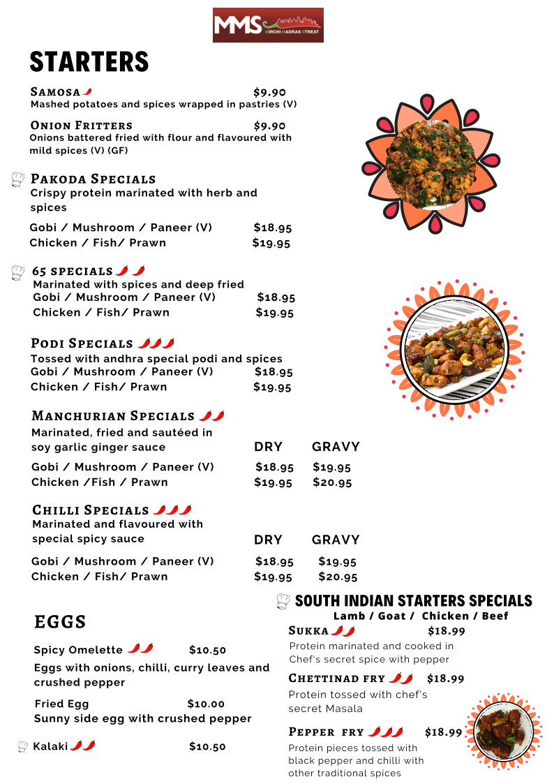 Menu Mms Mirchi Madras Streat-4