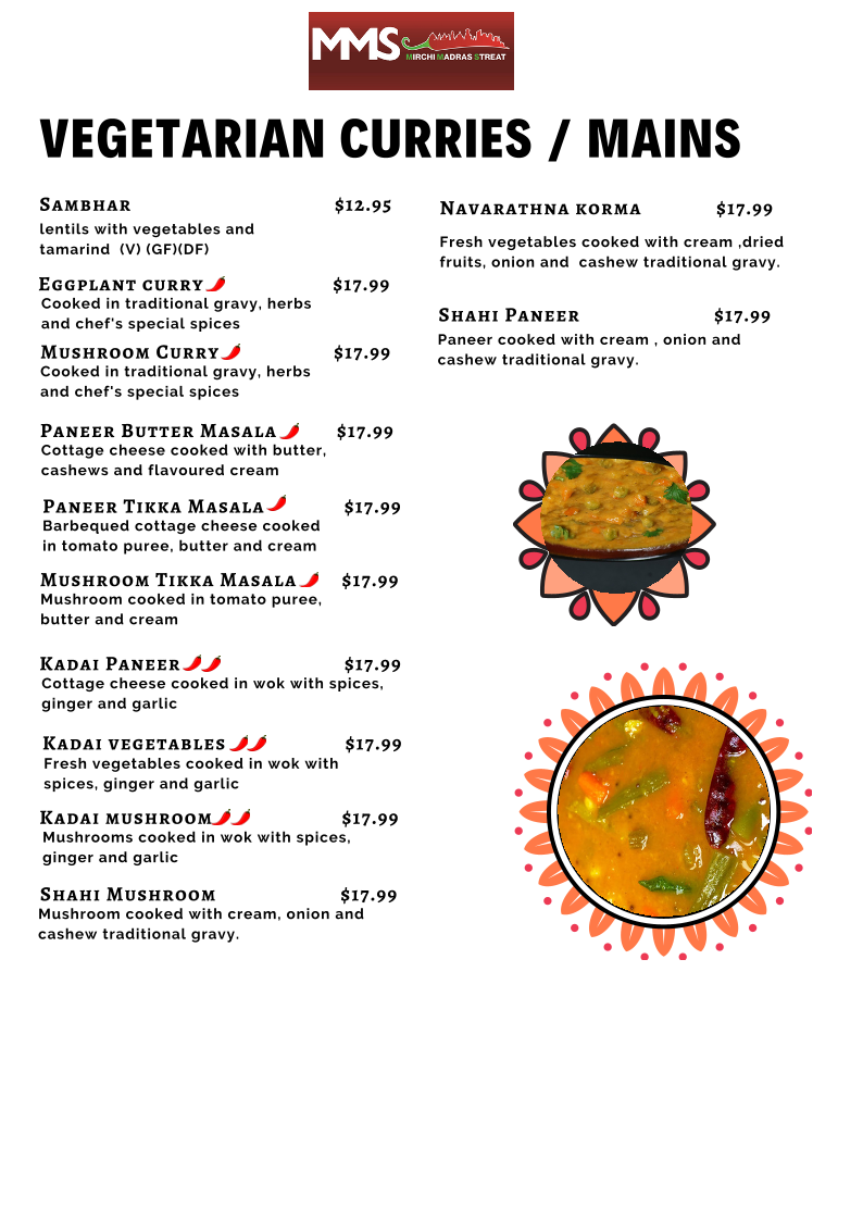 Menu Mms Mirchi Madras Streat-5