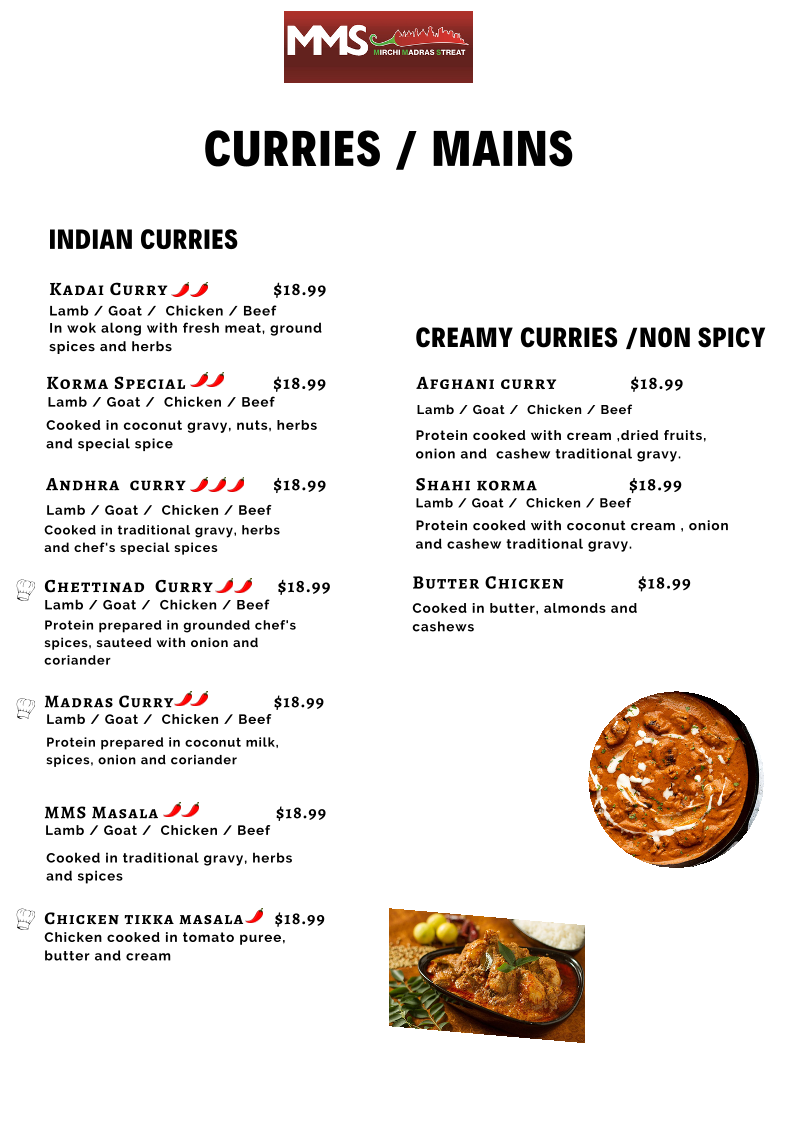 Menu Mms Mirchi Madras Streat-6