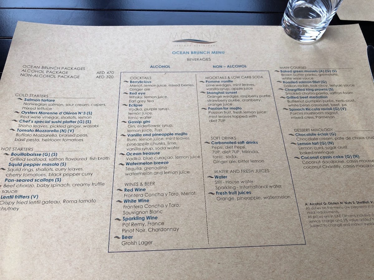 Menu Moana Restaurant-1