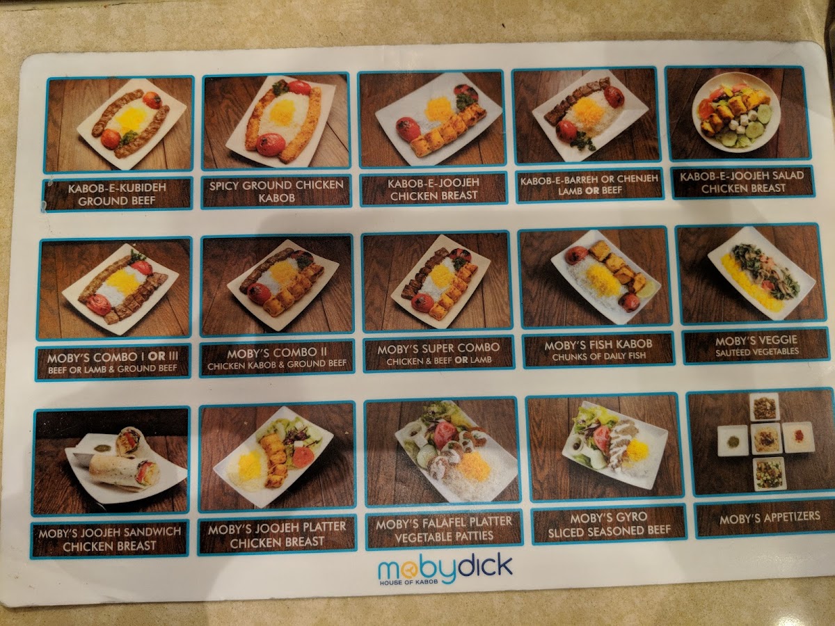 Menu Moby Dick House Of Kabob-5