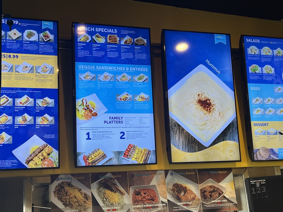 Menu Moby Dick House Of Kabob-8