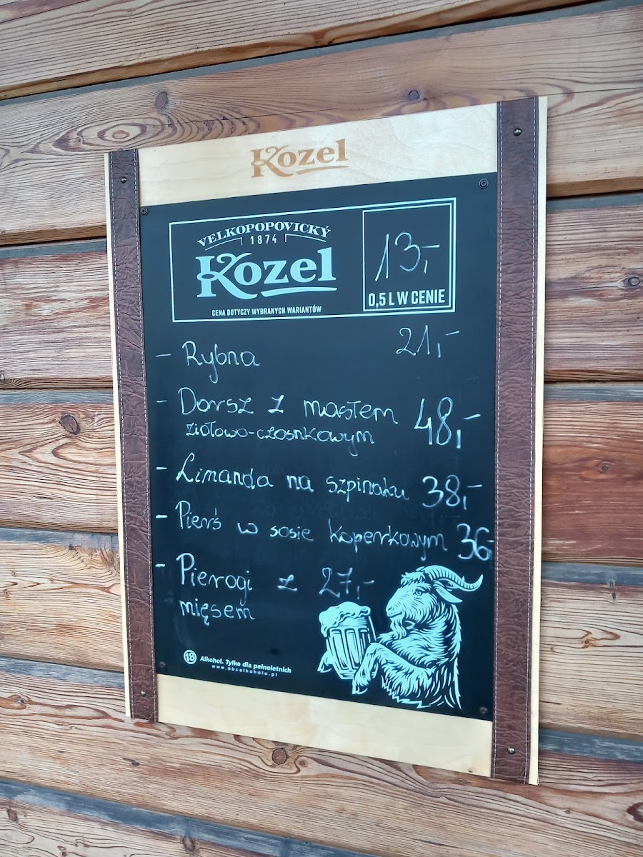 Menu Modrzewiowa Chata. Restauracja-3