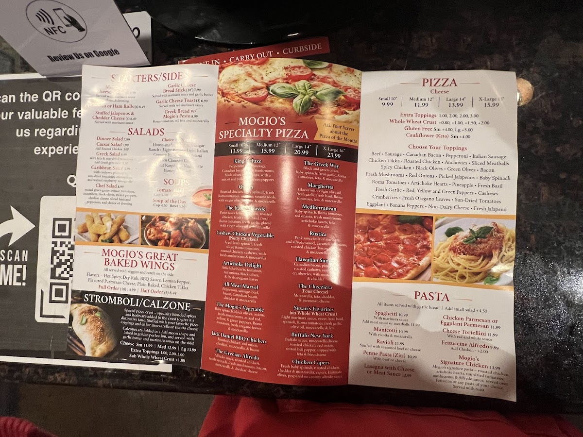 Menu Mogio’S Gourmet Pizza-4