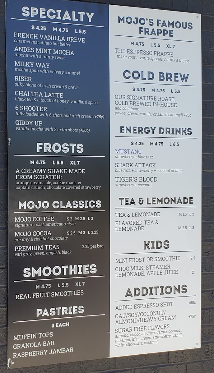 Menu Mojo Coffee Marble Falls-5