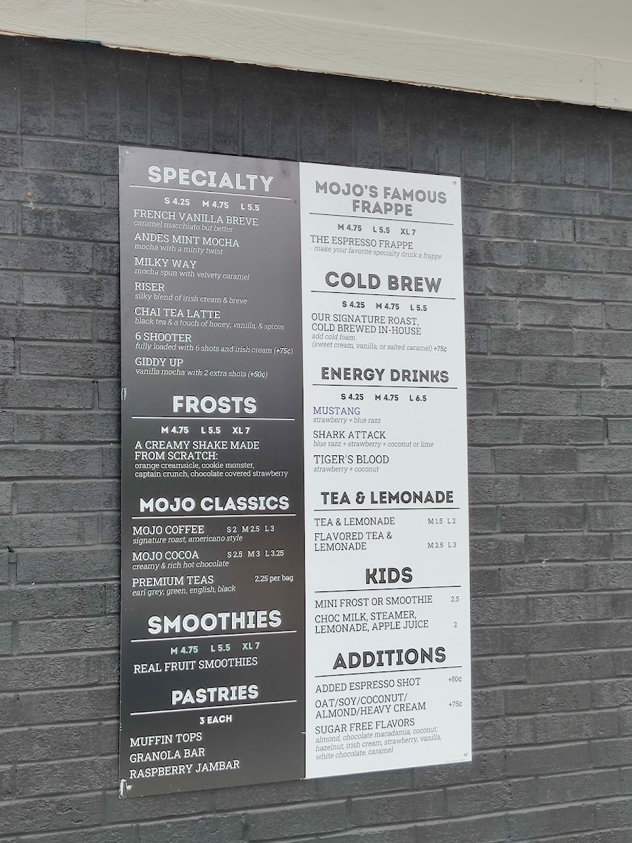 Menu Mojo Coffee Marble Falls-9
