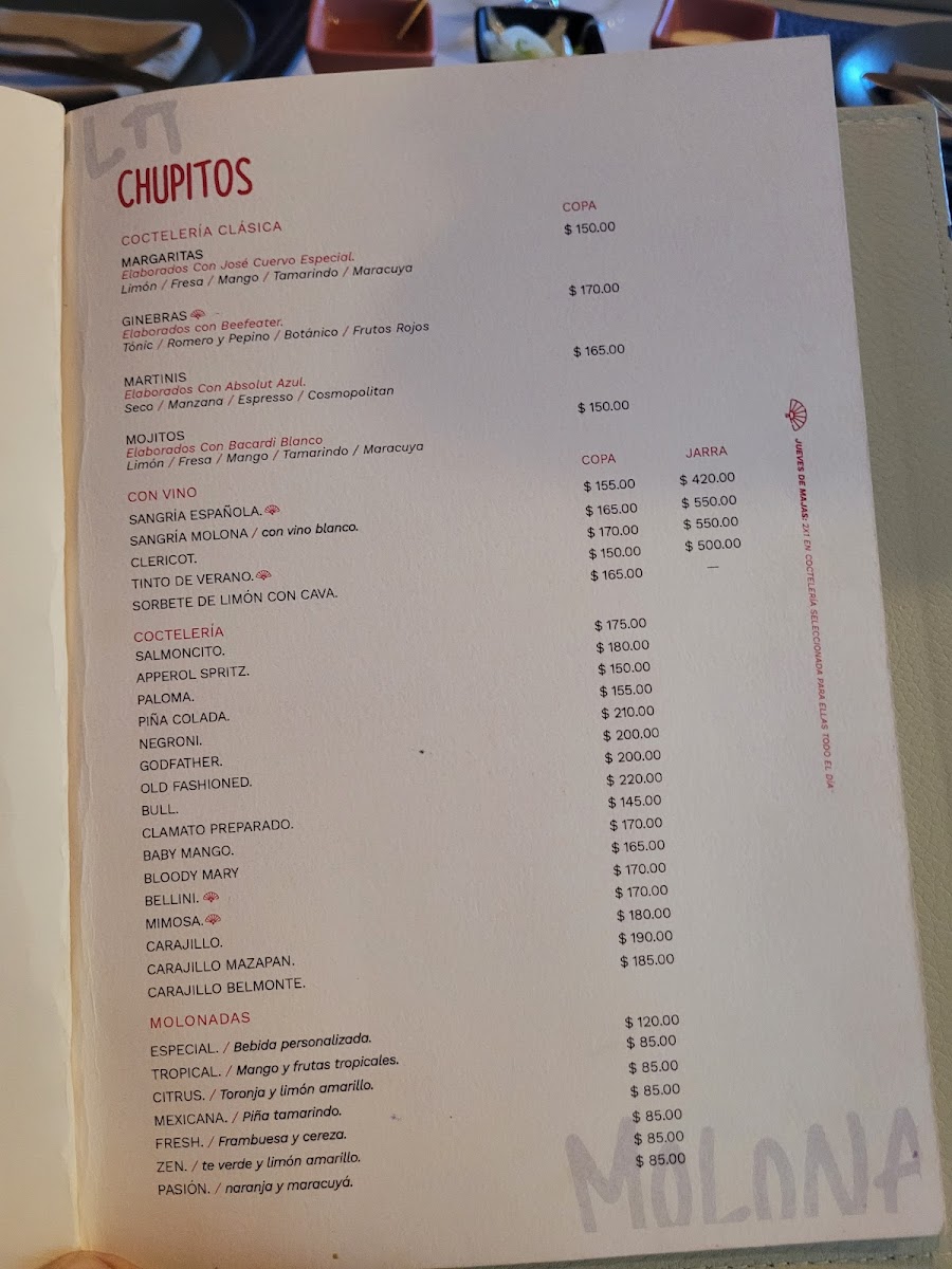 Menu Mola Molona-4