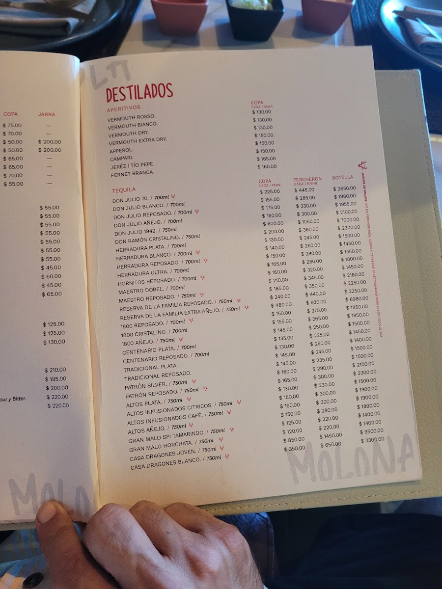 Menu Mola Molona-5