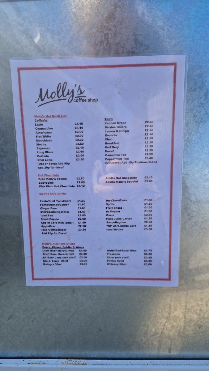 Menu Molly's At The Beach-5