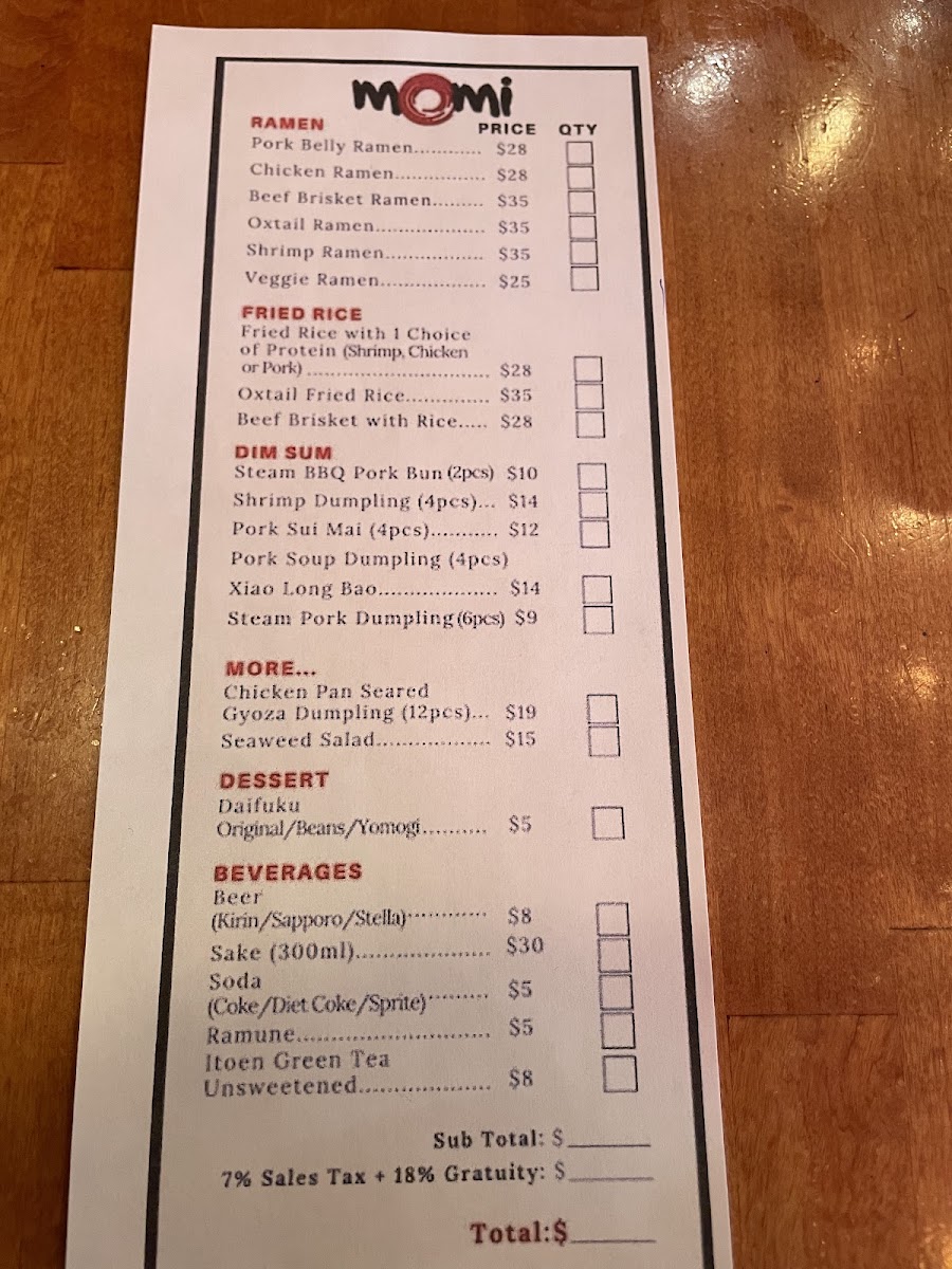 Menu Momi Ramen-1