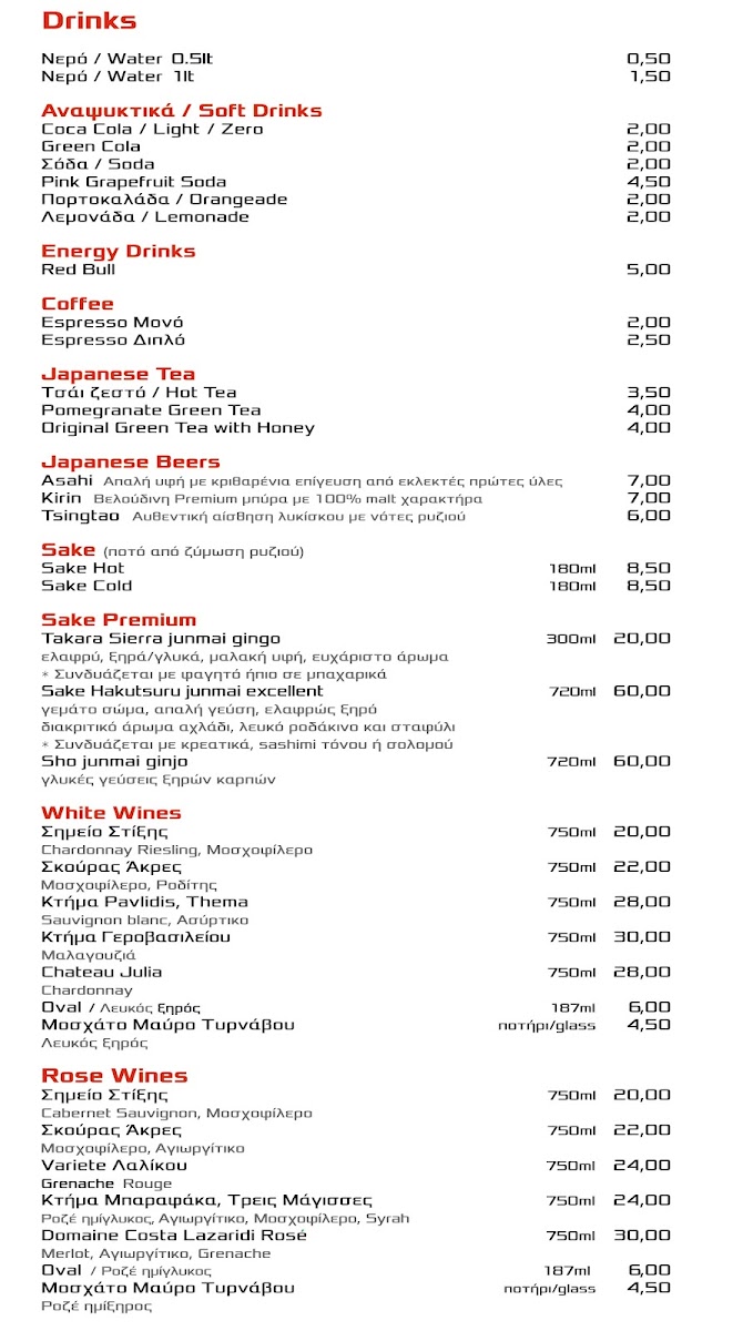 Menu Momo Asian Bar (Kalamaria) *pet Friendly*-1