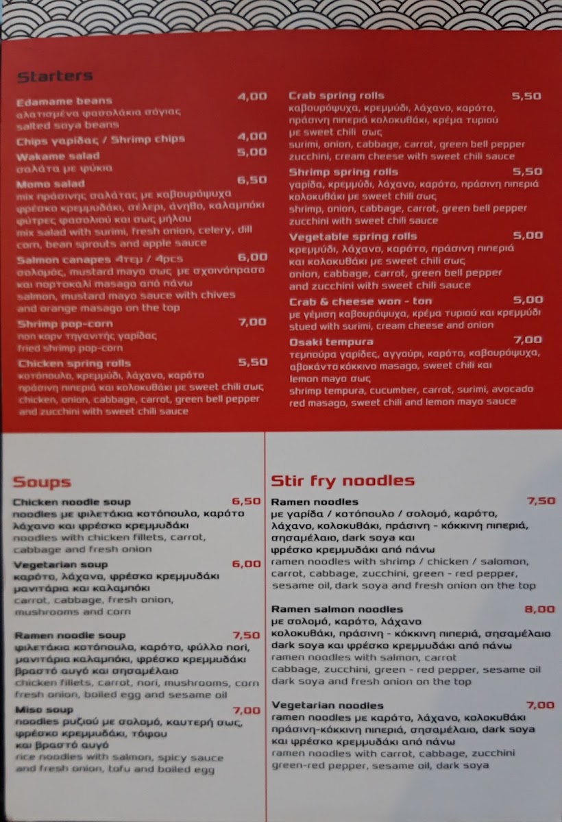 Menu Momo Asian Bar (Kalamaria) *pet Friendly*-10