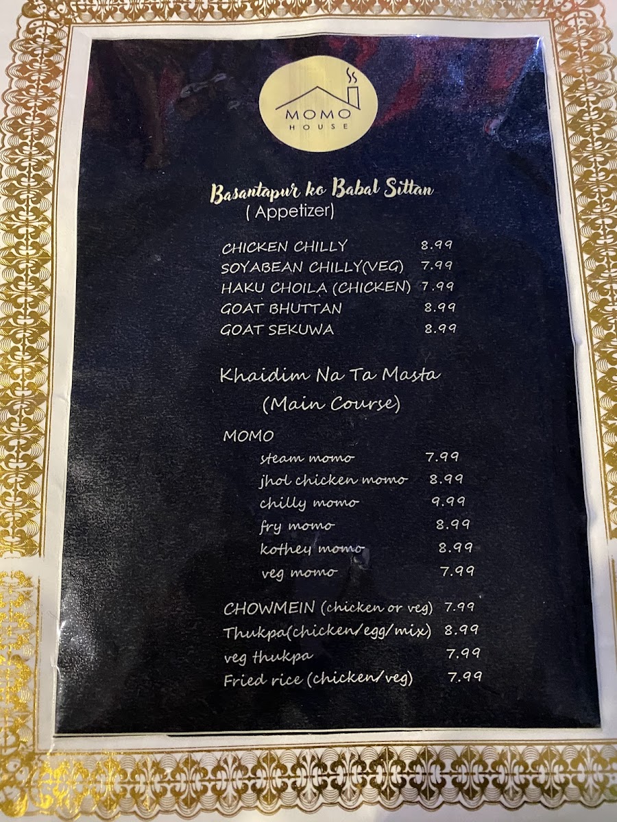 Menu Momo House-7