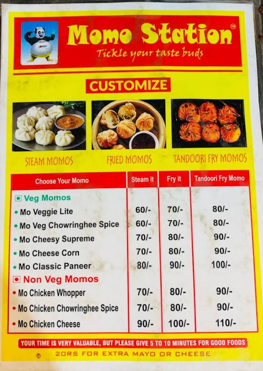 Menu Momo Station & Shawarma Grill-1