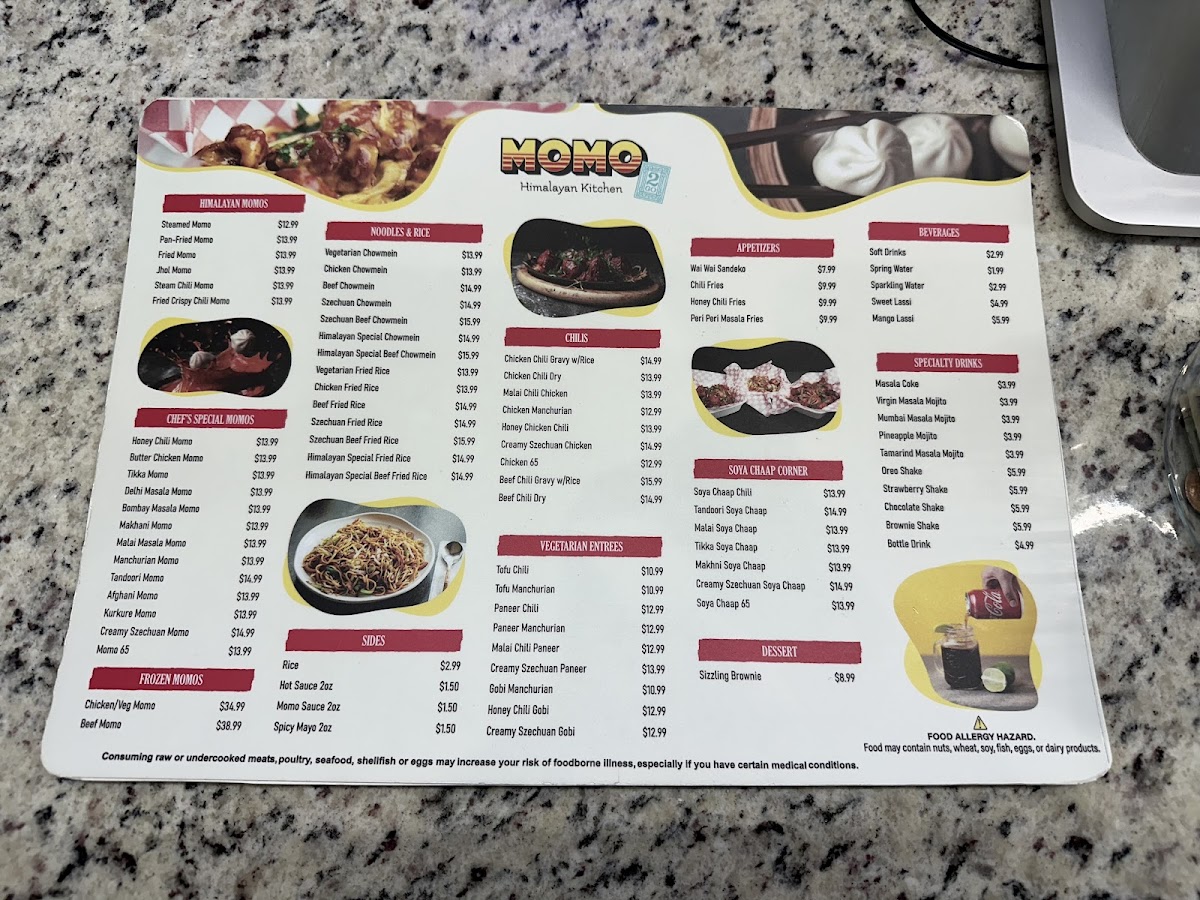 Menu Momo2Go - Dallas-2