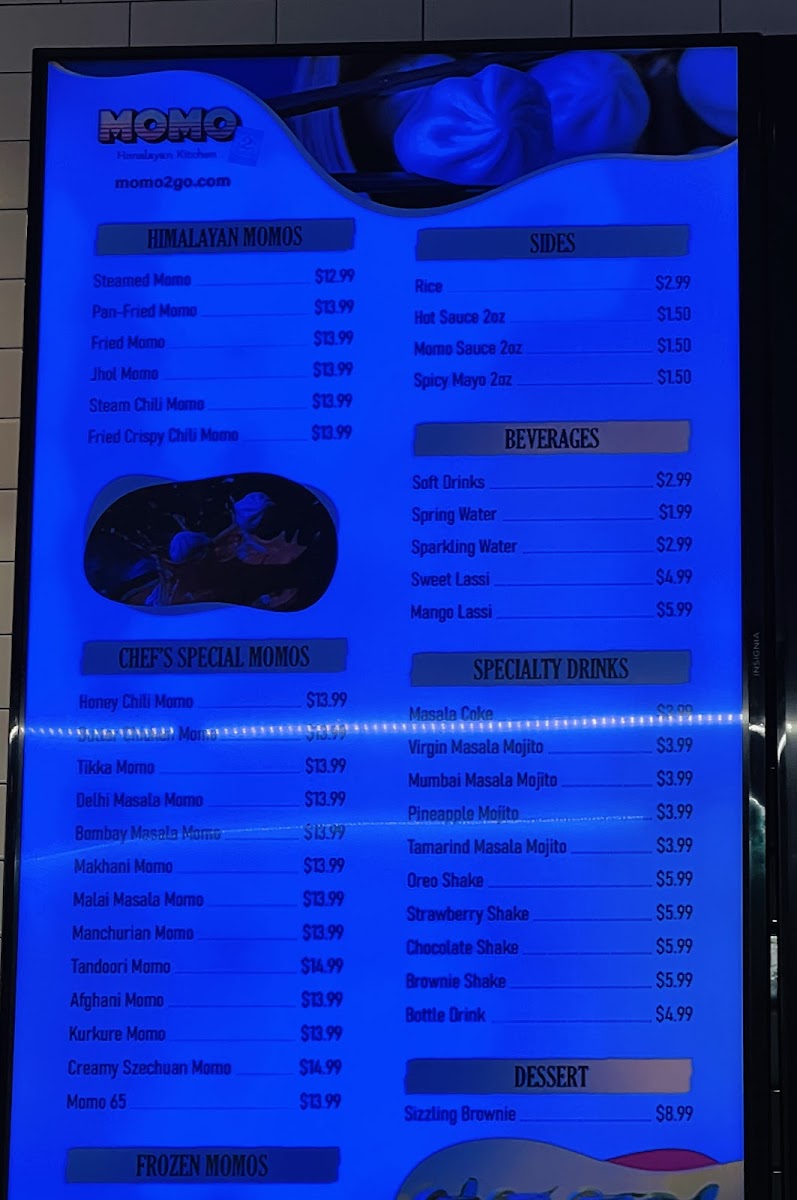 Menu Momo2Go - Dallas-7
