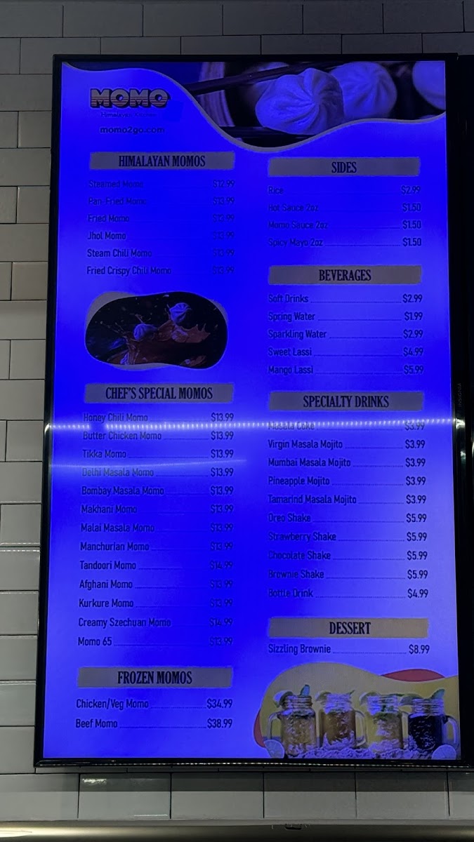 Menu Momo2Go - Dallas-8