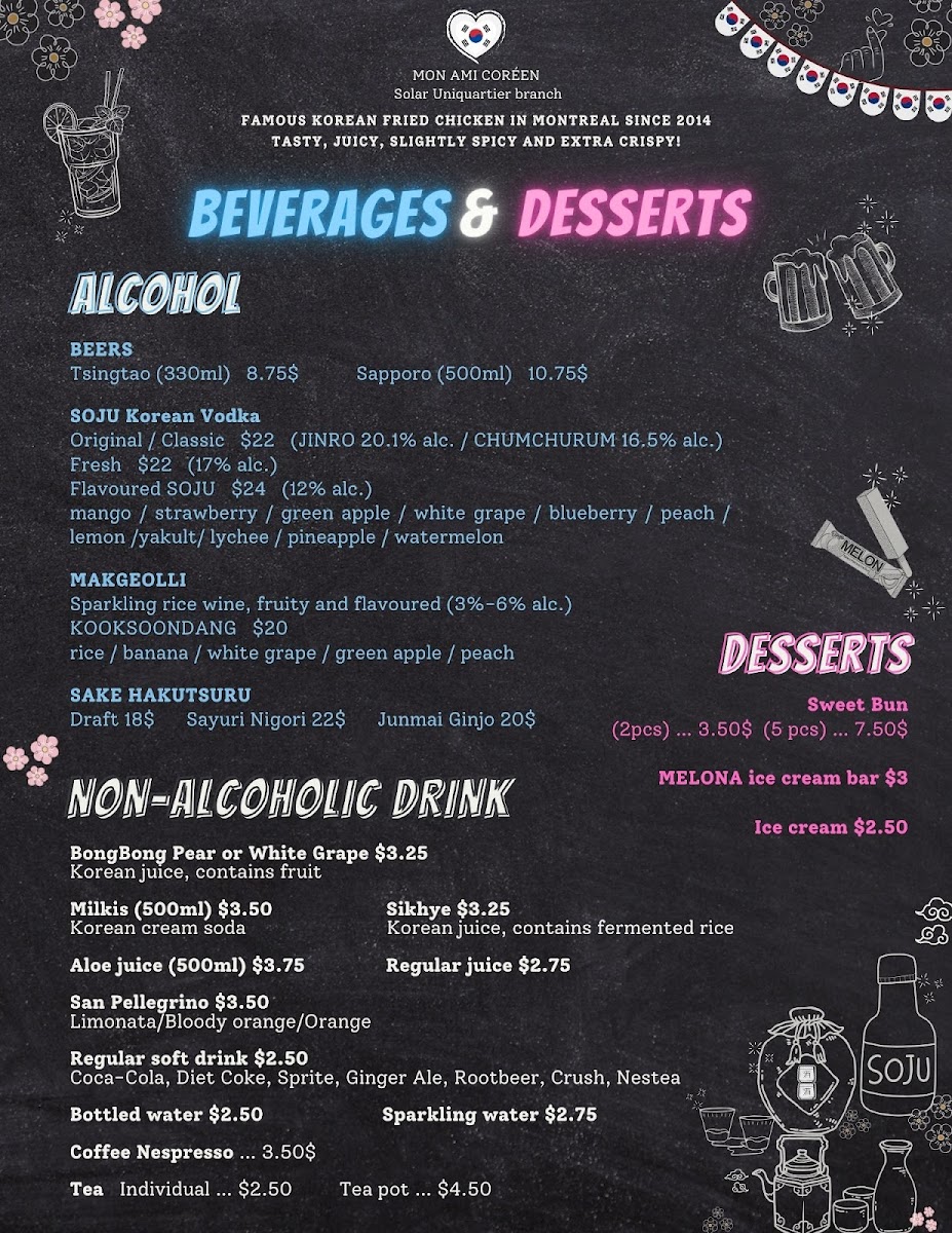 Menu Mon Ami Coréen Solar Uniquartier-9