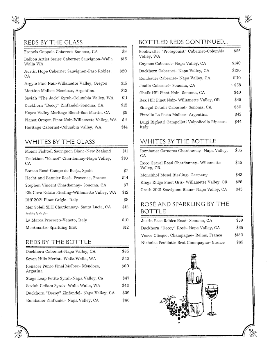 Menu Monaco Steakhouse & Sports Bar-2
