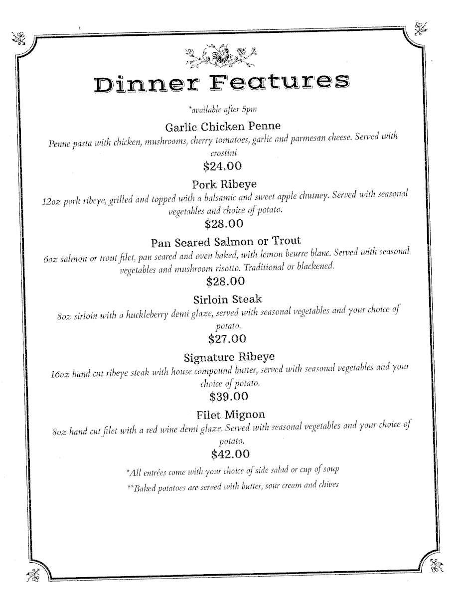 Menu Monaco Steakhouse & Sports Bar-4