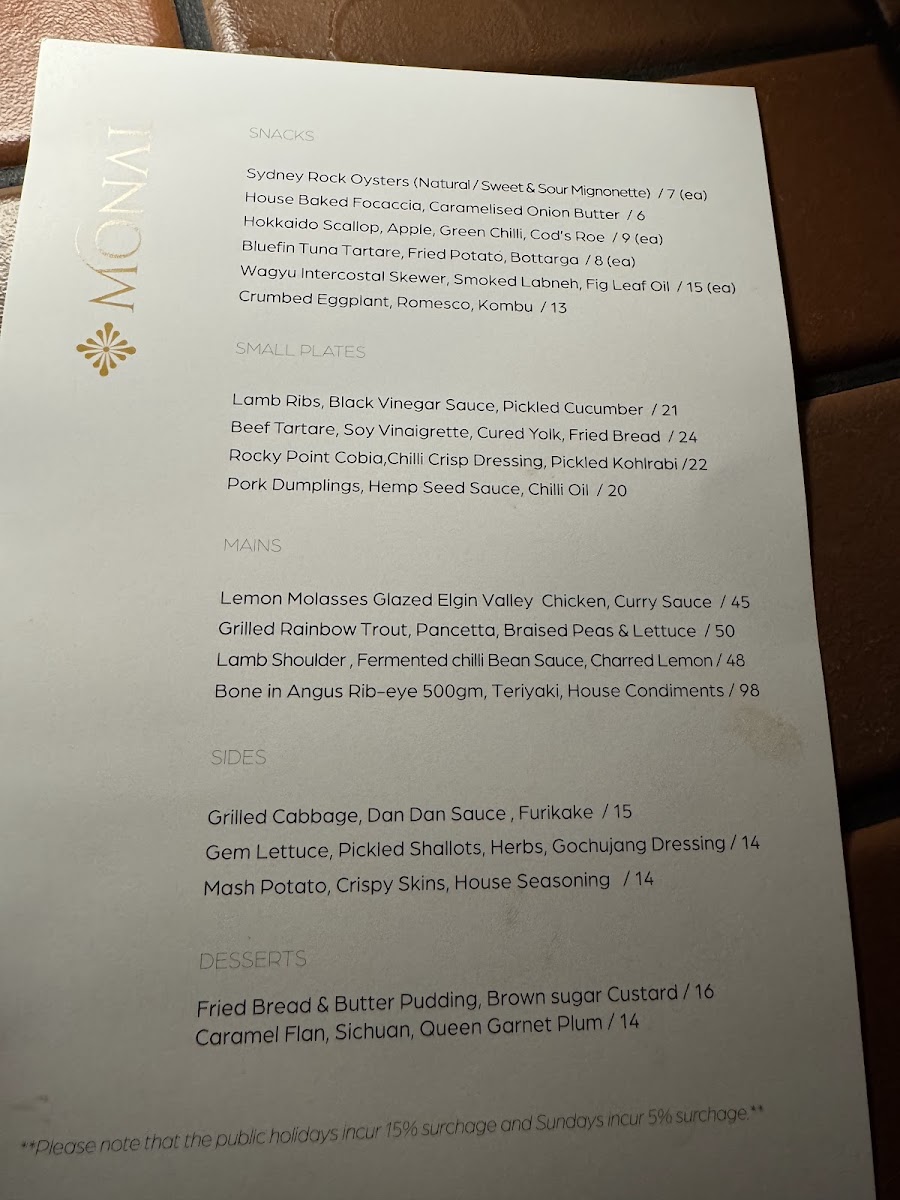 Menu Monal Dining-5