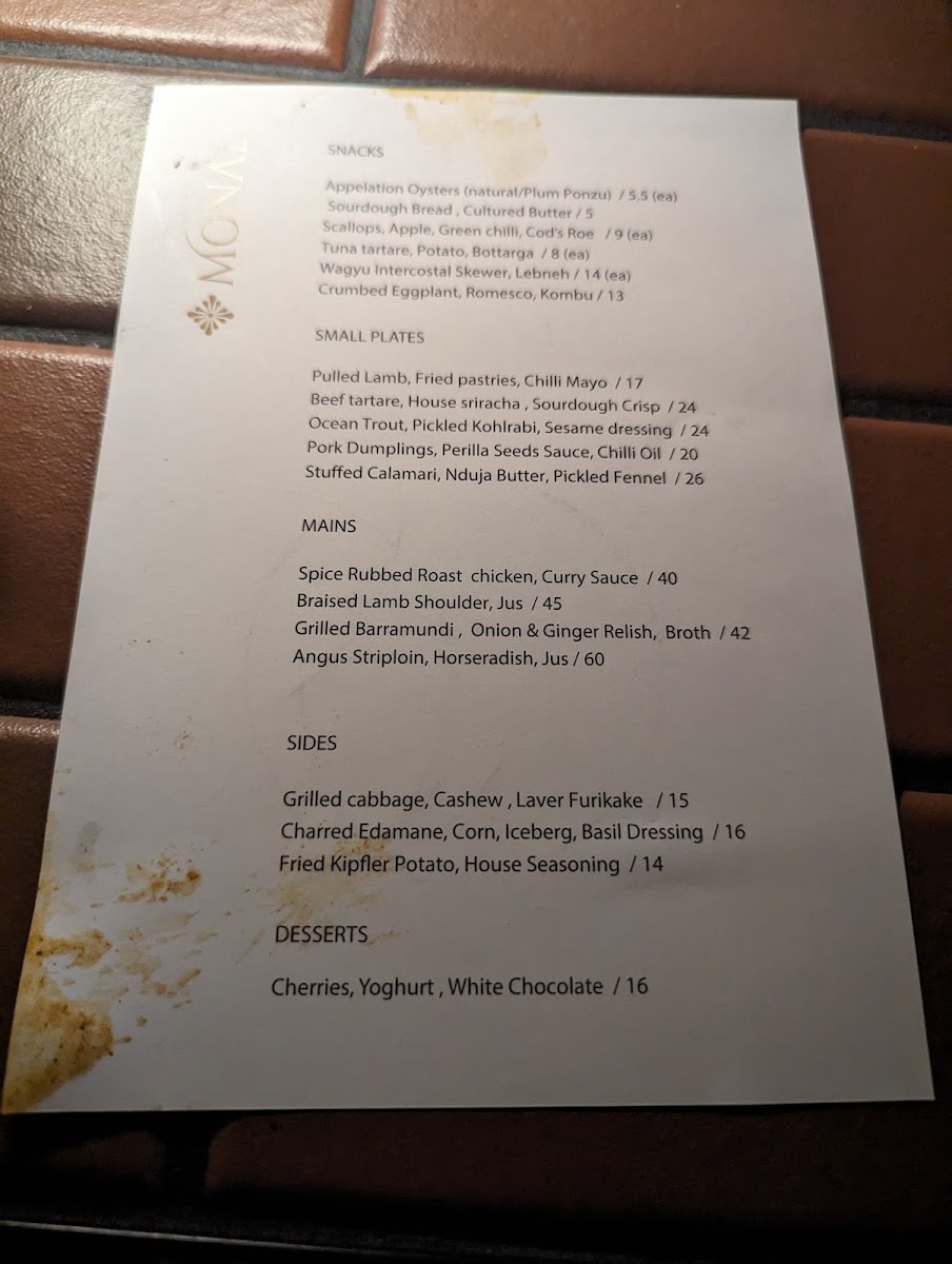 Menu Monal Dining-7