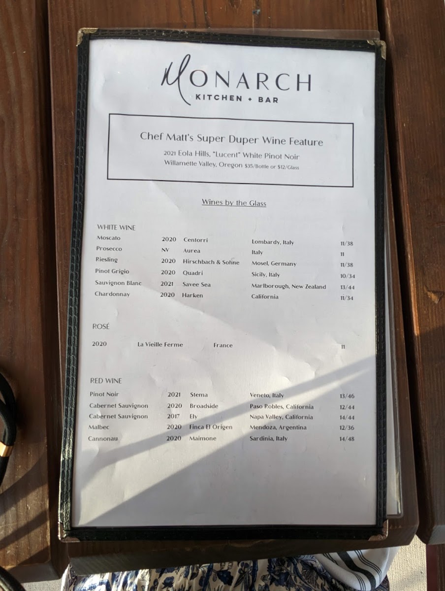 Menu Monarch -Kitchen & Bar-8