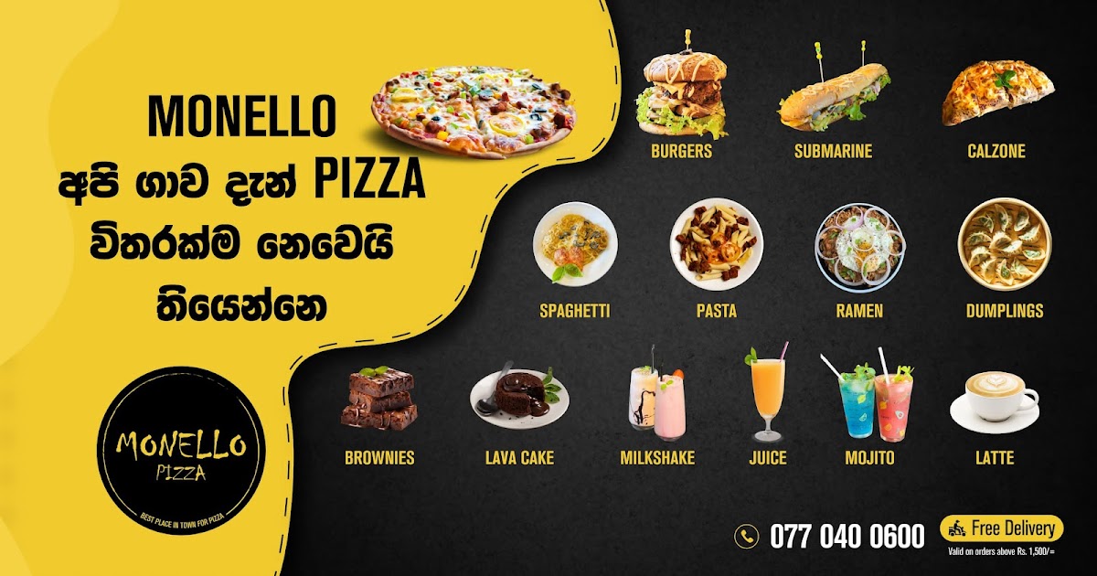 Menu Monello Pizza Ambalangoda-1