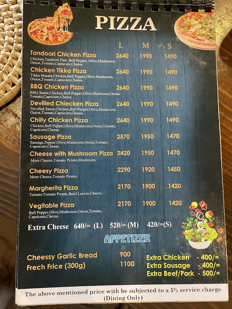 Menu Monello Pizza Ambalangoda-10