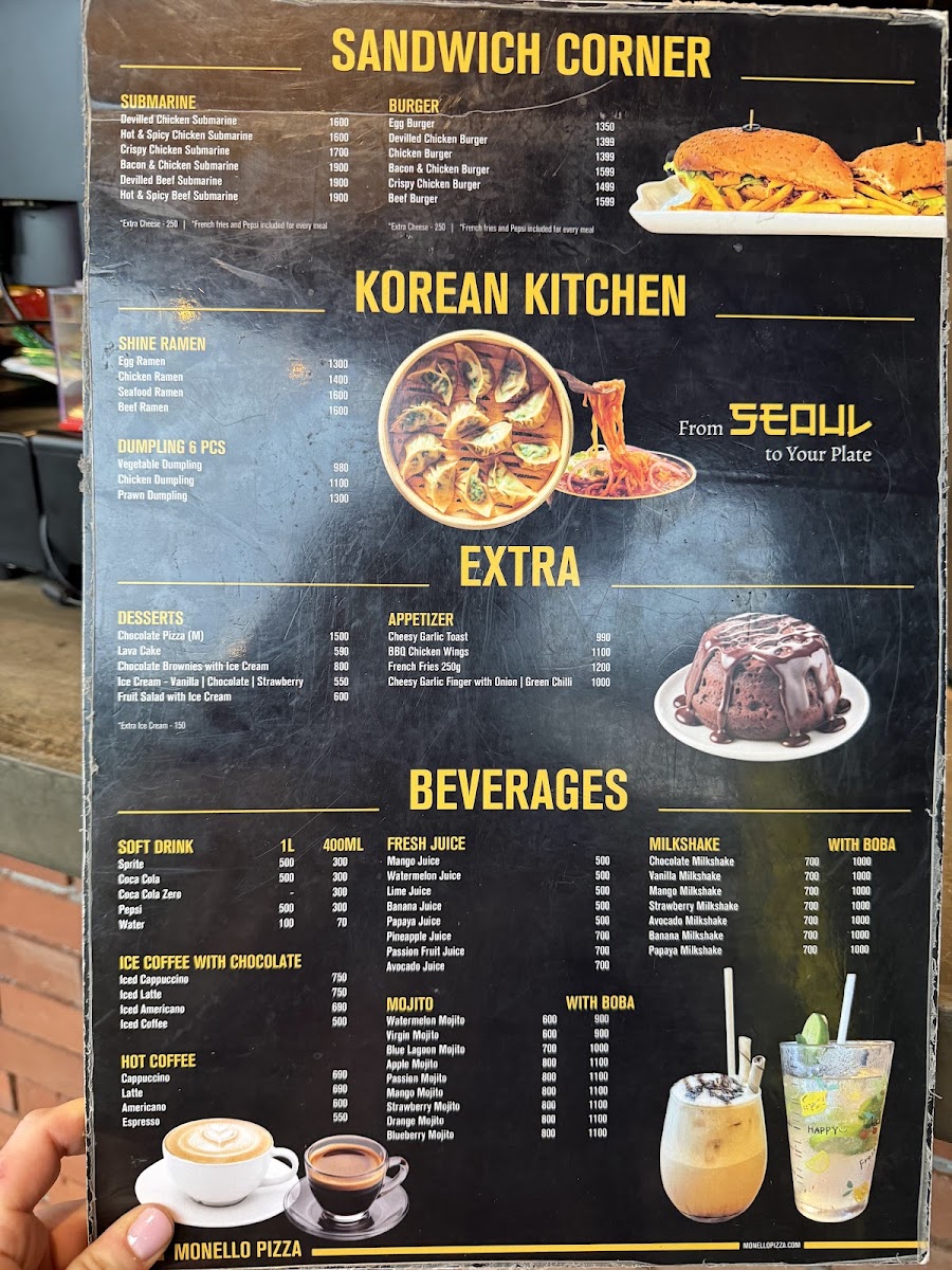 Menu Monello Pizza Ambalangoda-2