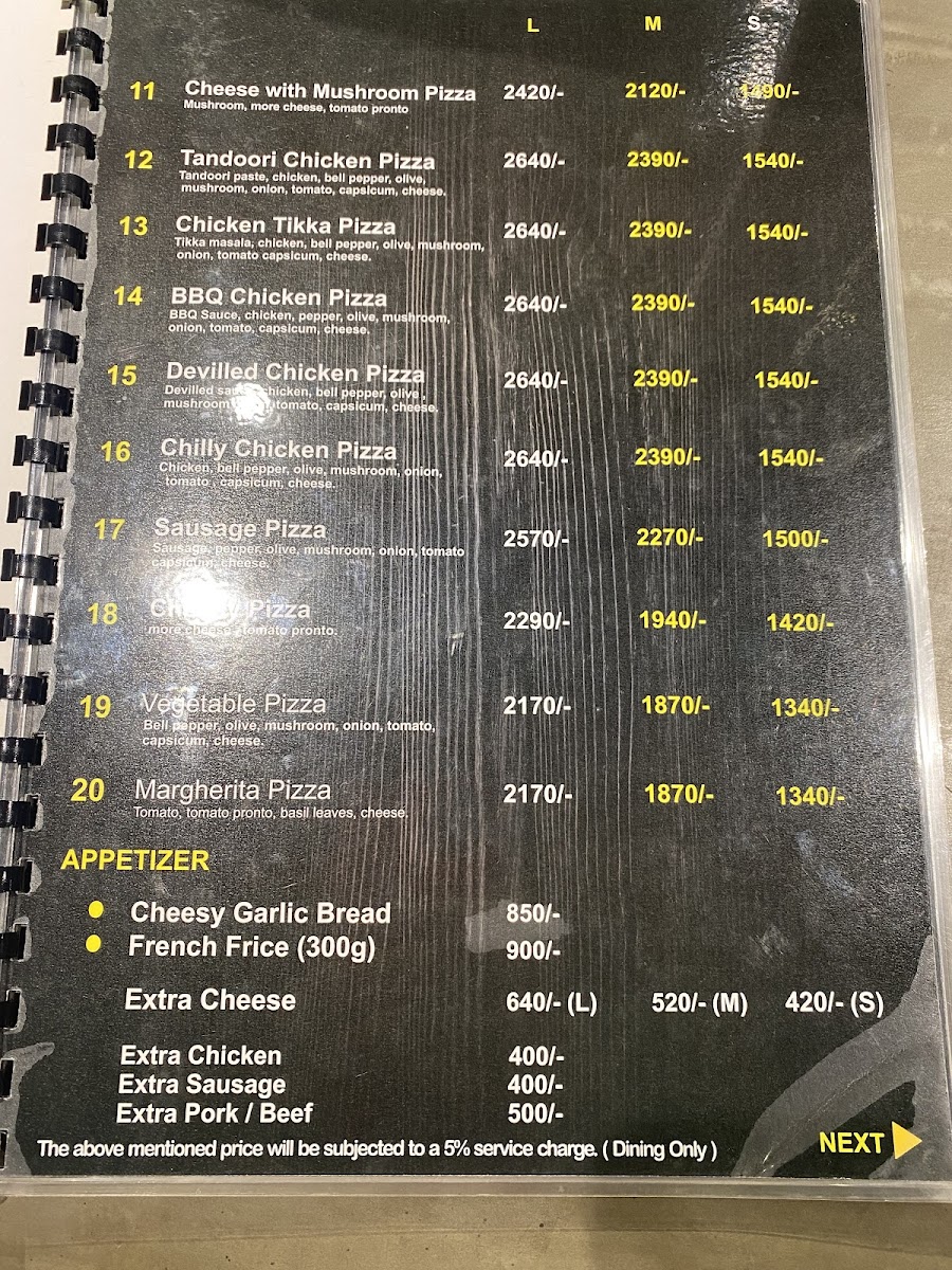 Menu Monello Pizza Ambalangoda-7