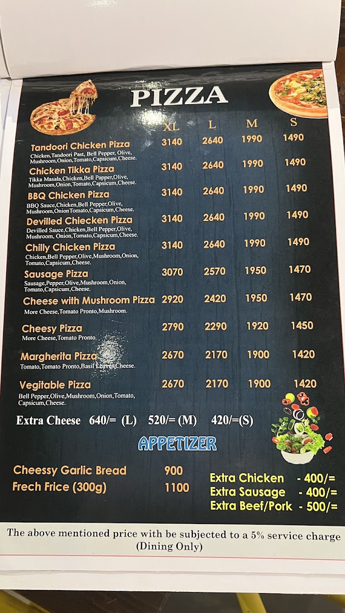 Menu Monello Pizza Ambalangoda-8