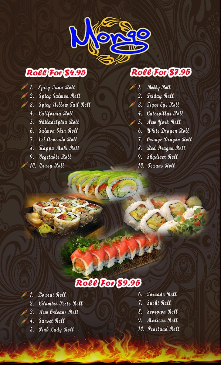 Menu Mongo-10