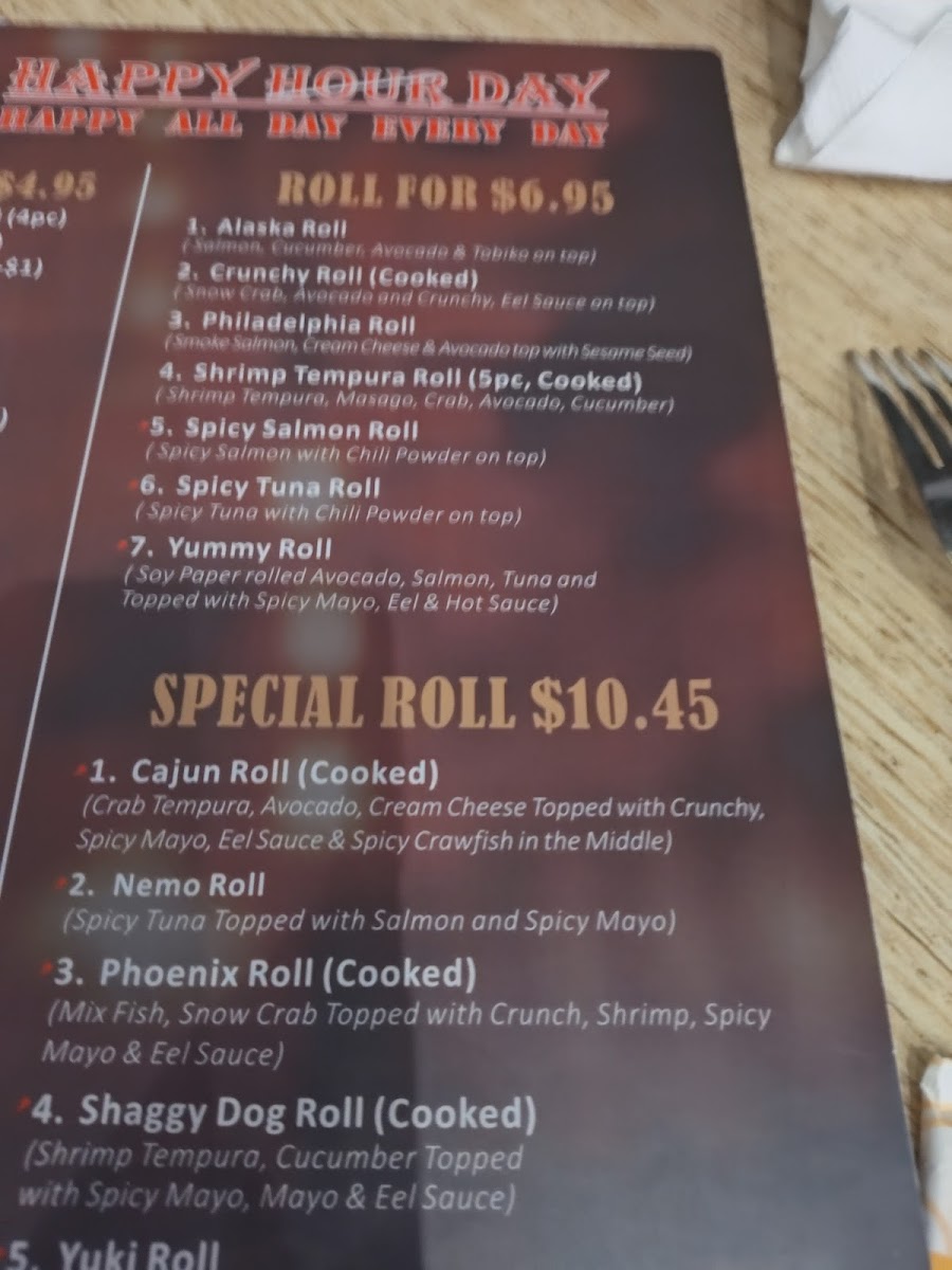 Menu Mongo-2
