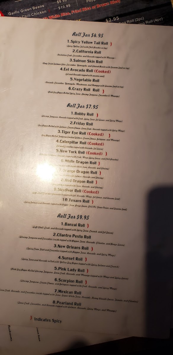 Menu Mongo-9