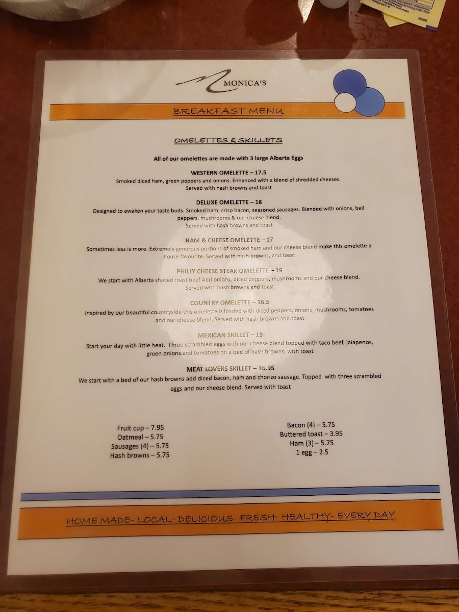 Menu Monica’S Family Restaurant-3