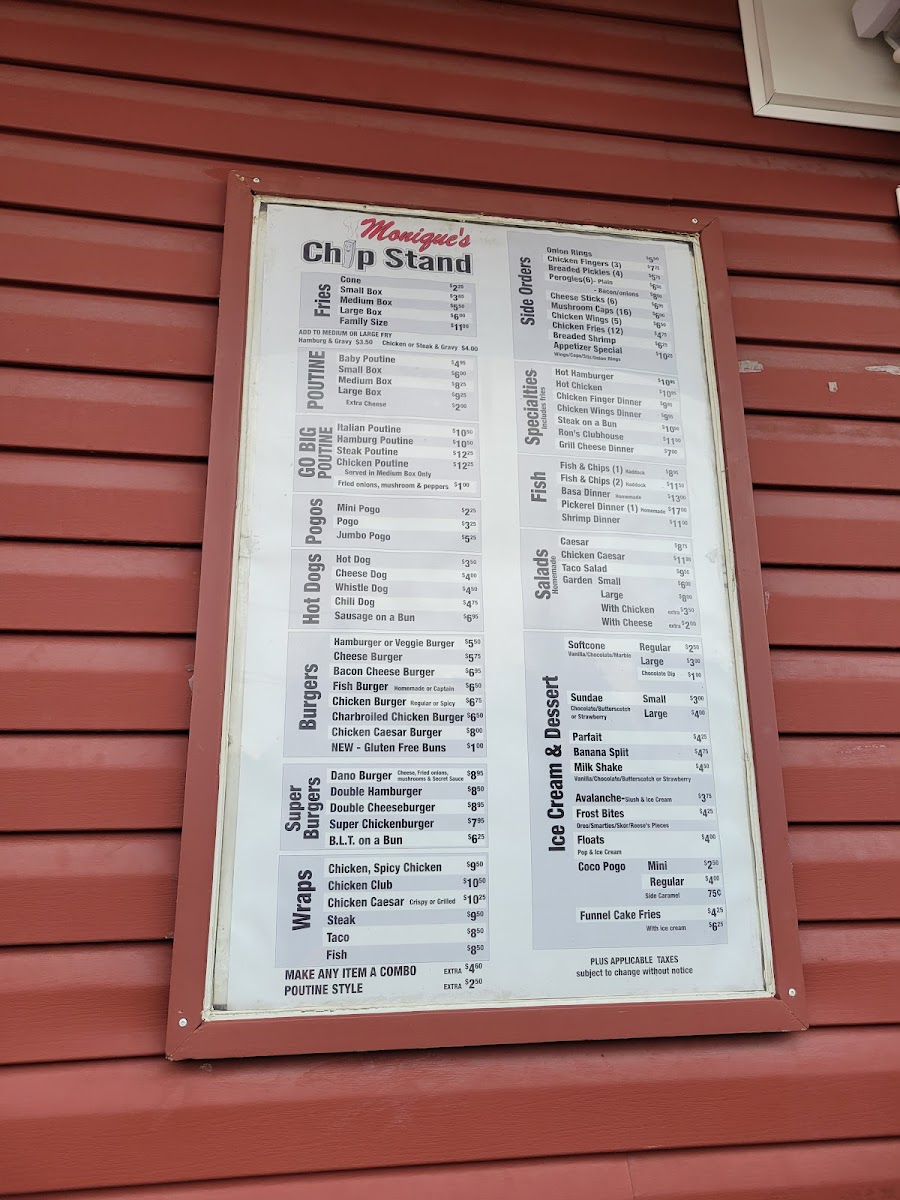 Menu Monique's Chip Stand-1
